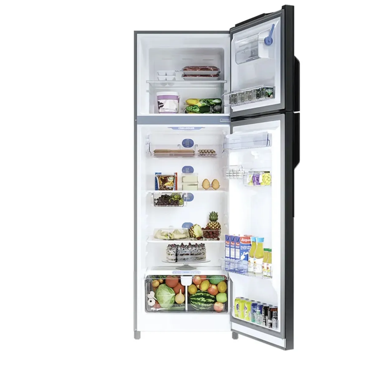 CHALLENGER - Nevera Challenger No Frost 290 Litros Top Mount CR-290 Gris