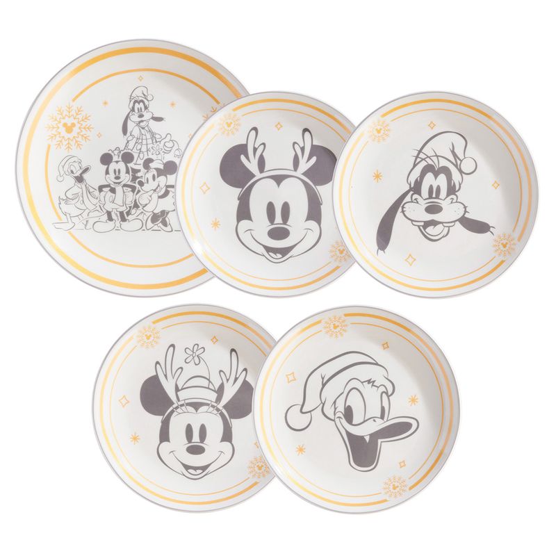 CORONA - Set 5 Platos Disney Navidad