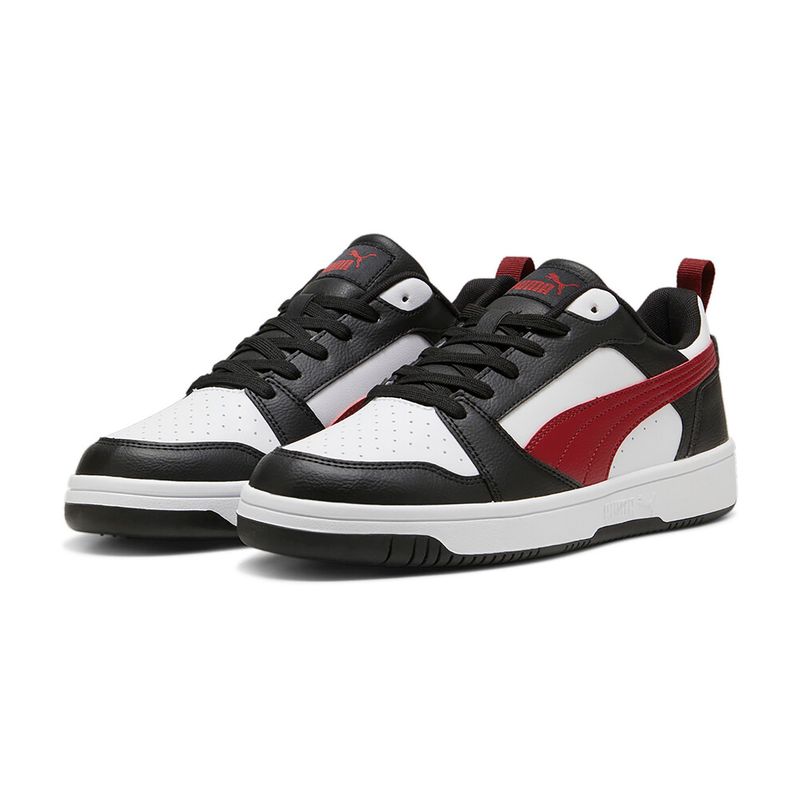 PUMA - Tenis Deportivos Puma Rebound V6 Low Café Original Hombre