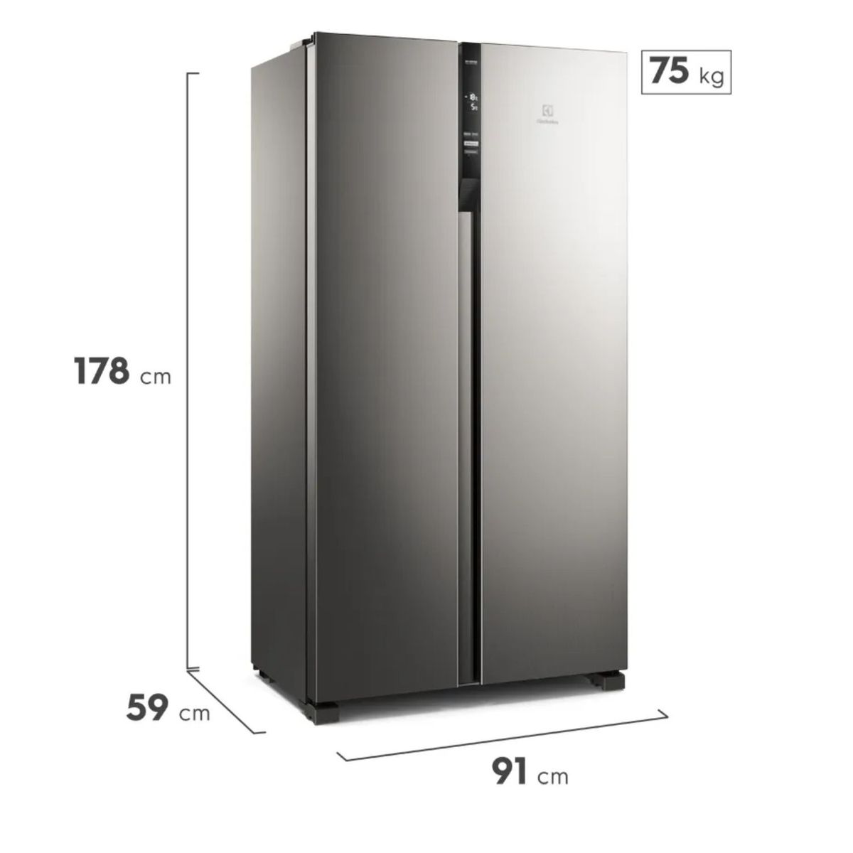 ELECTROLUX - Nevecon Electrolux No Frost 442 L Inverter ERSA44V3HVG Gris