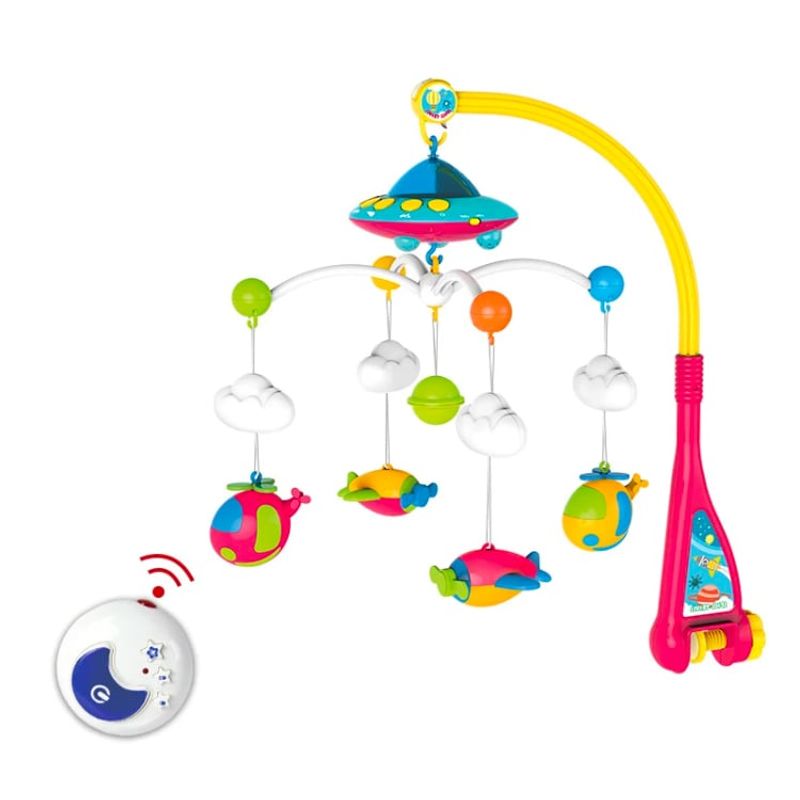 GENERICO - Movil Musical Cuna Para Bebe Proyector Y Control Remoto