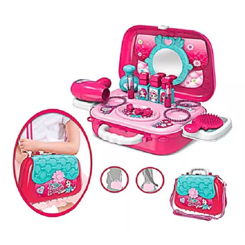 GENERICO - Kit De Maquillaje Para Niñas Estuche Tocador Juguete 29cm