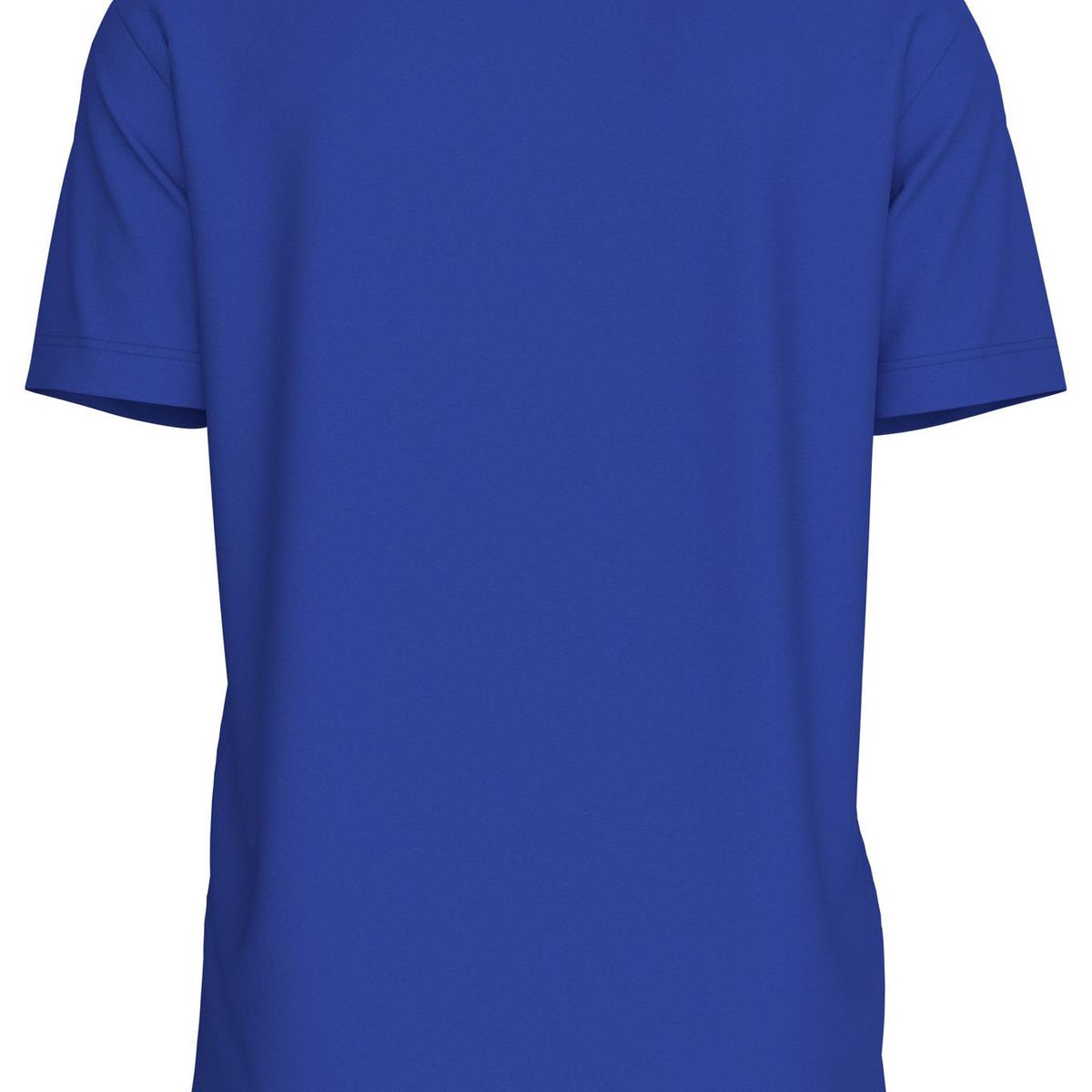 CALVIN KLEIN - Camiseta azul con logo institutional Calvin Klein
