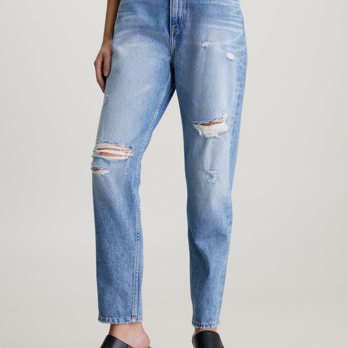 CALVIN KLEIN - Mom azul jeans Calvin Klein