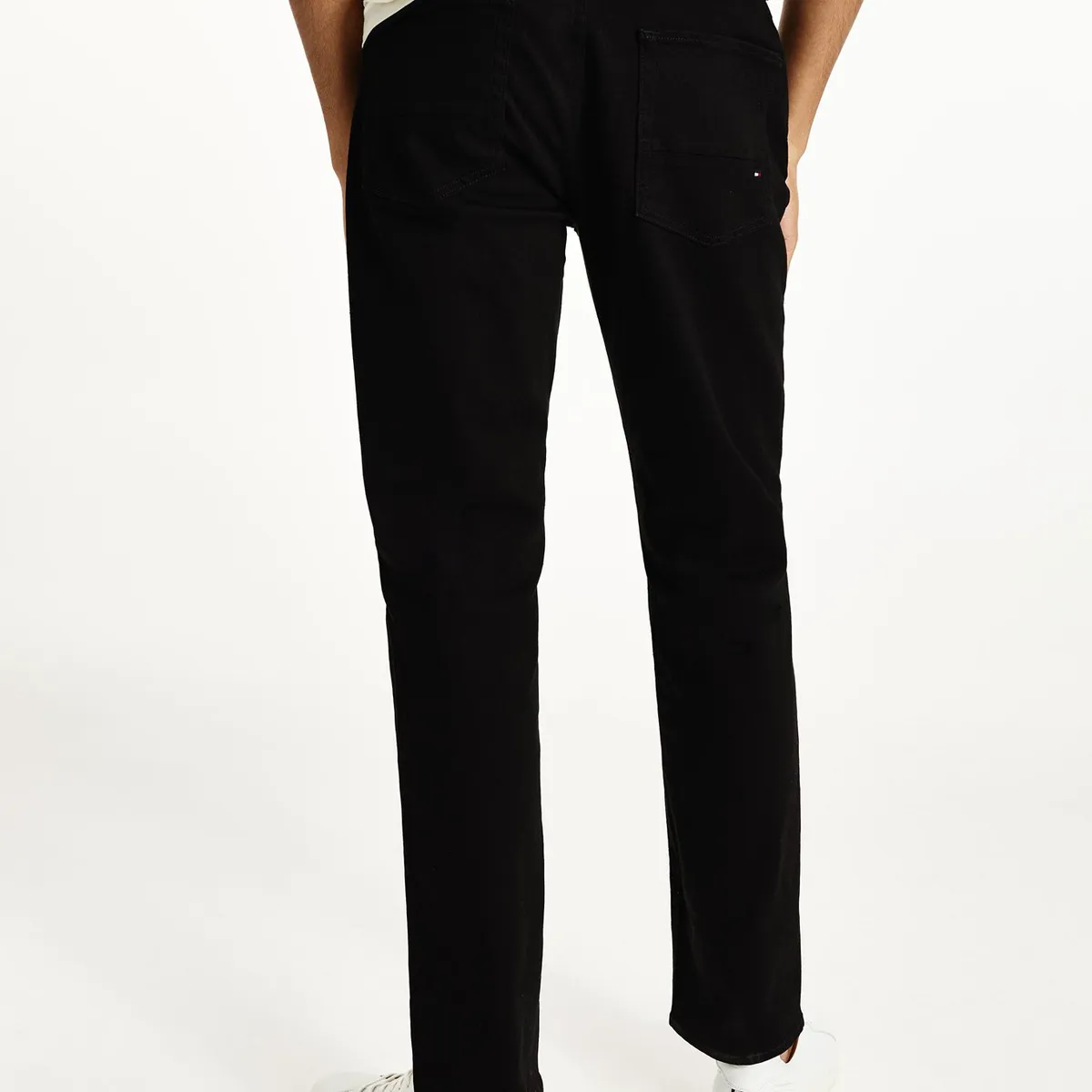TOMMY HILFIGER - Jeans negro denton de corte recto Tommy Hilfiger