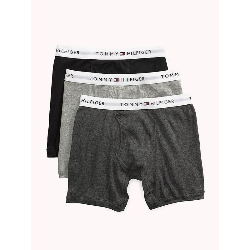 TOMMY HILFIGER - 3 Pack De Boxer Gris Brief en Algodón Tommy Hilfiger