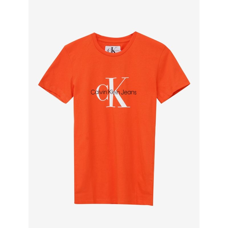 CALVIN KLEIN - Camiseta De Algodón Con Logo Calvin Klein
