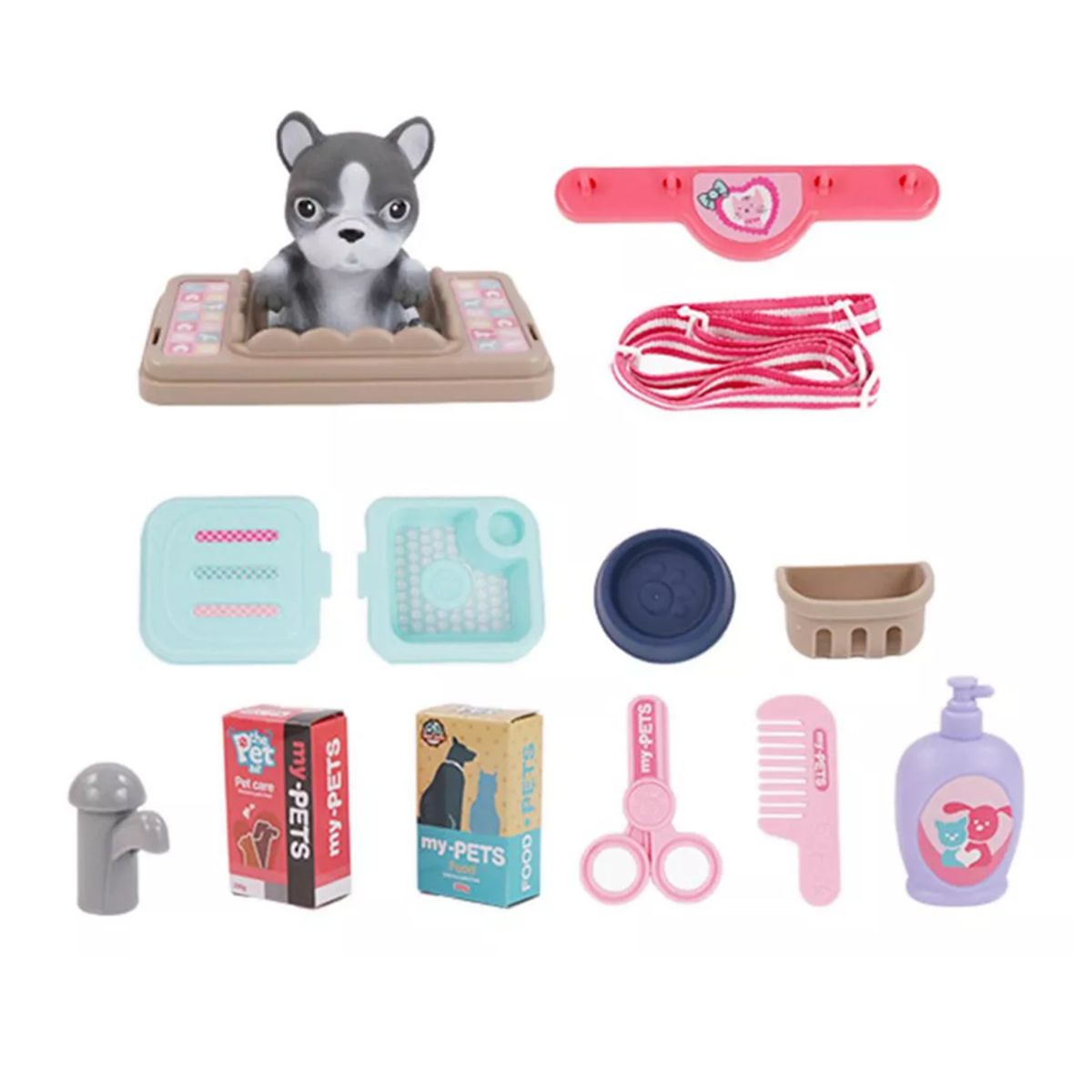 DISTRIBUCIONES GUZ SAS - Juguete Kit Mascota Set Veterinaria Cuidado Maleta Maletin
