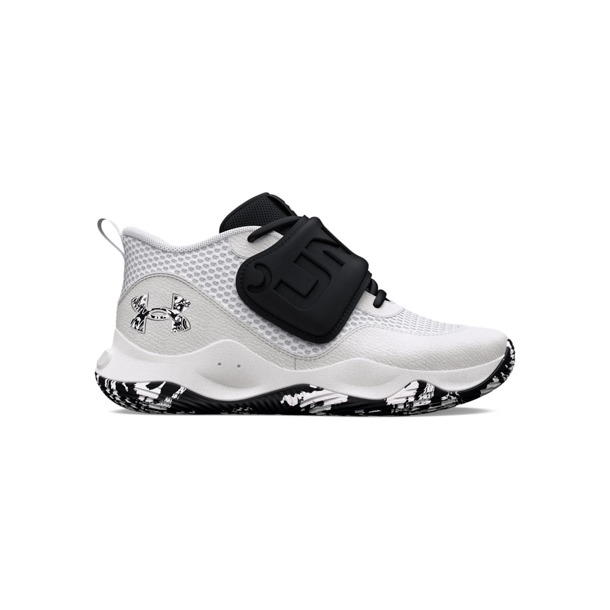 UNDER ARMOUR - Tenis UNDER ARMOUR Niño UA GS ZONE BB 2 Blanco Basketball UNDER ARMOUR