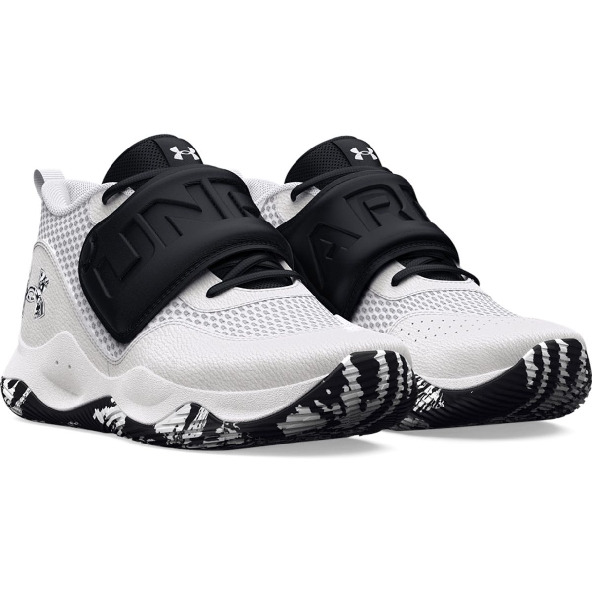 UNDER ARMOUR - Tenis UNDER ARMOUR Niño UA GS ZONE BB 2 Blanco Basketball UNDER ARMOUR
