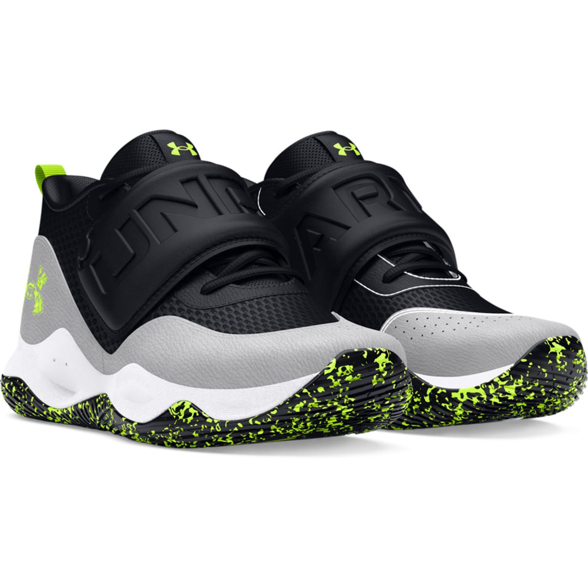 UNDER ARMOUR - Tenis Niño Under Armour UA GS ZONE BB 2 Negro UNDER ARMOUR
