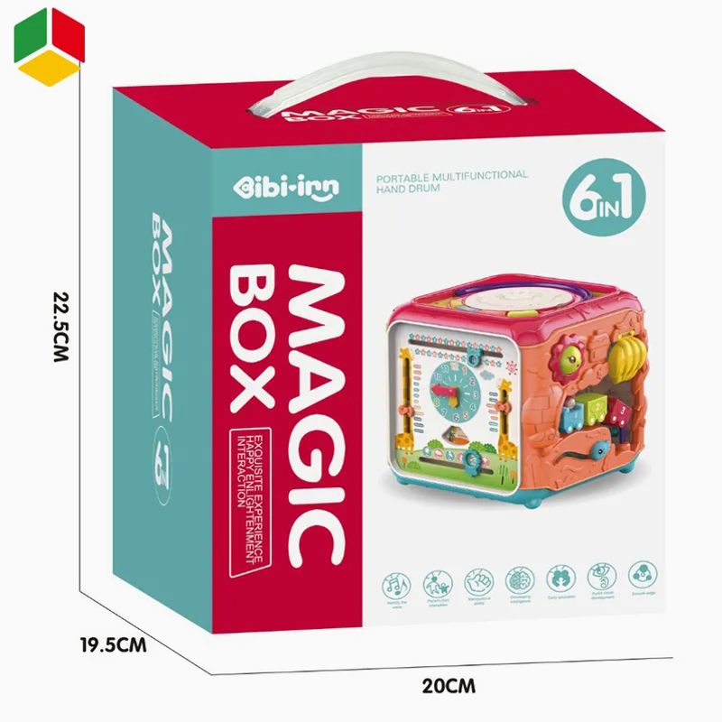 JUGUETERIA EXPRESS - Cubo Grande De Actividades Didáctico Musical Para Bebe