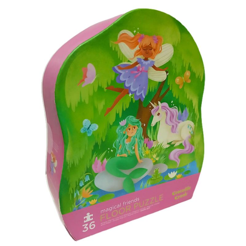 GENERICO - Caja Super Rompecabezas Unicornios Hadas 36 Piezas Niños