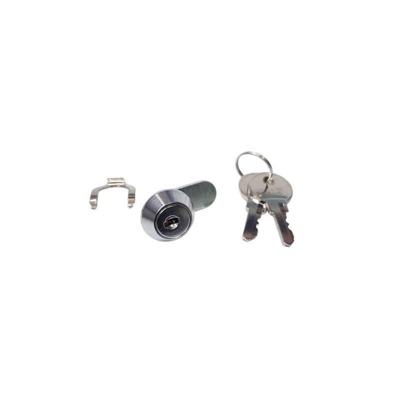 GENERICO - Chapa Cerradura Para Organizador Casillero Caja Metal 10mm