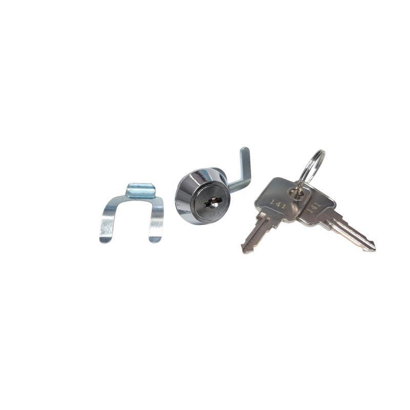GENERICO - Chapa Cerradura Para Caja Menor Standard Con Gancho 10mm