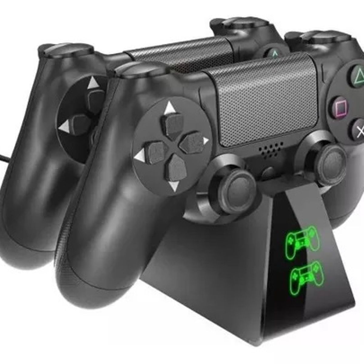 GENERICO - Cargador Dual Con Controlador Usb Ps4 Slim Ps4 Pro Dualshock