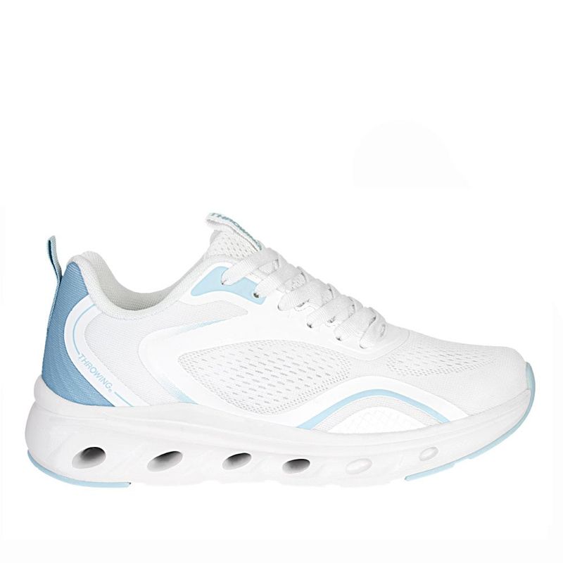 THROWING - Tenis de Mujer marca THROWING en Color BLANCO AZUL   TENIS AA4153WW