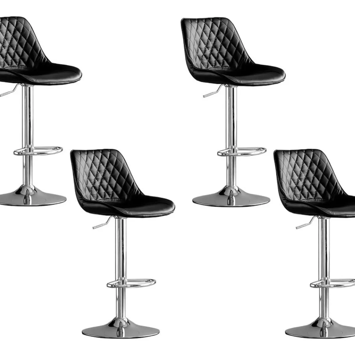 MOBLIHOUSE - Set X4 Silla Bar Mardin Cafe Silla Moderna Para Barra