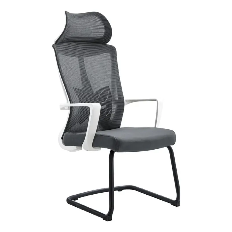 MOBLIHOUSE - Silla Interlocutora Ultra Confort Negra Con Cabecero