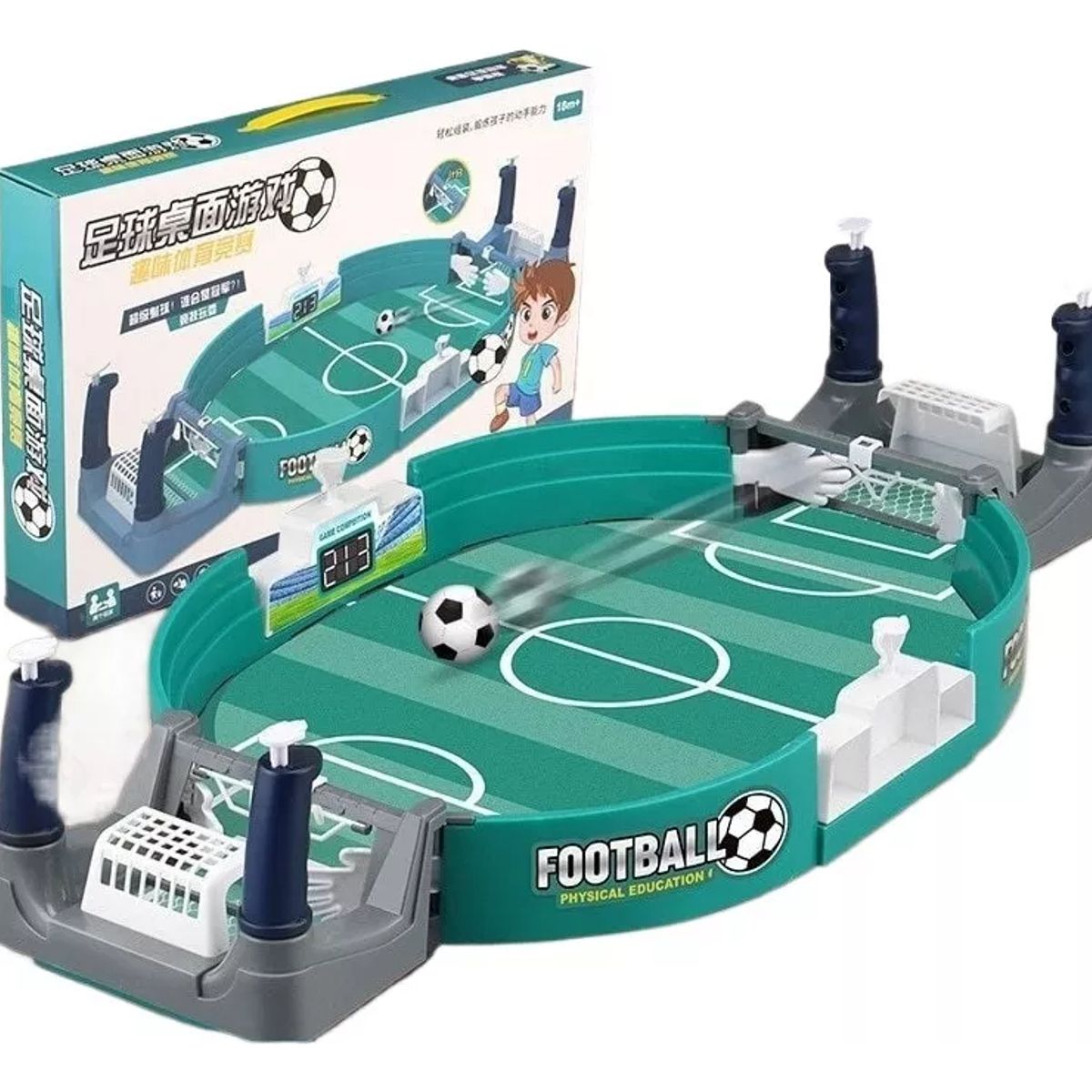 GENERICO - Juego Mesa Mini Futbolito Interactivo Adultos Niños Portátil