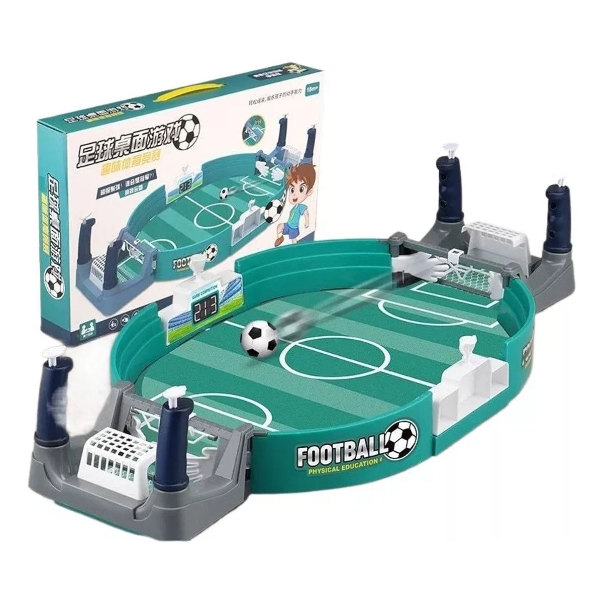 GENERICO - Juego Mesa Mini Futbolito Interactivo Adultos Niños Portátil