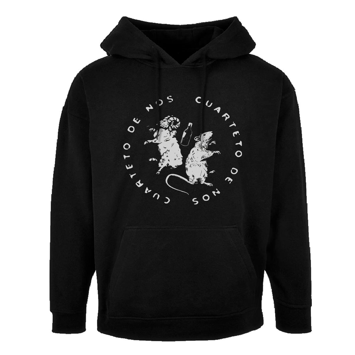 CREACIONES NU CROWN - Camiseta Hoodie Buzo El Cuarteto De Nos Rock Hombre Nu Crown