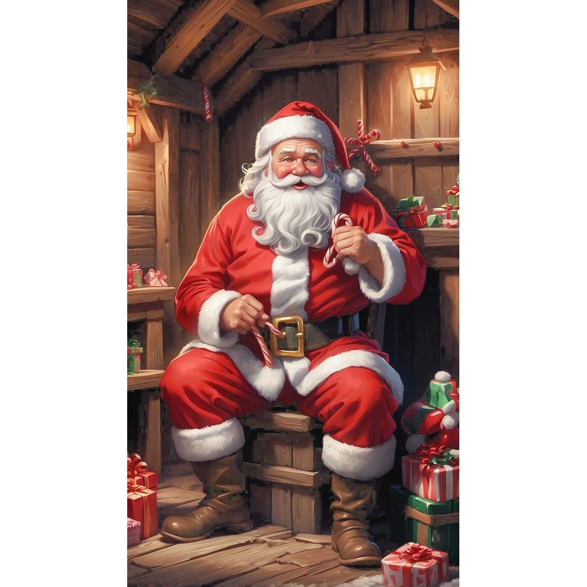 GENERICO - Forro De Puerta Navideño Funda De Puerta Navideña Diseño 2