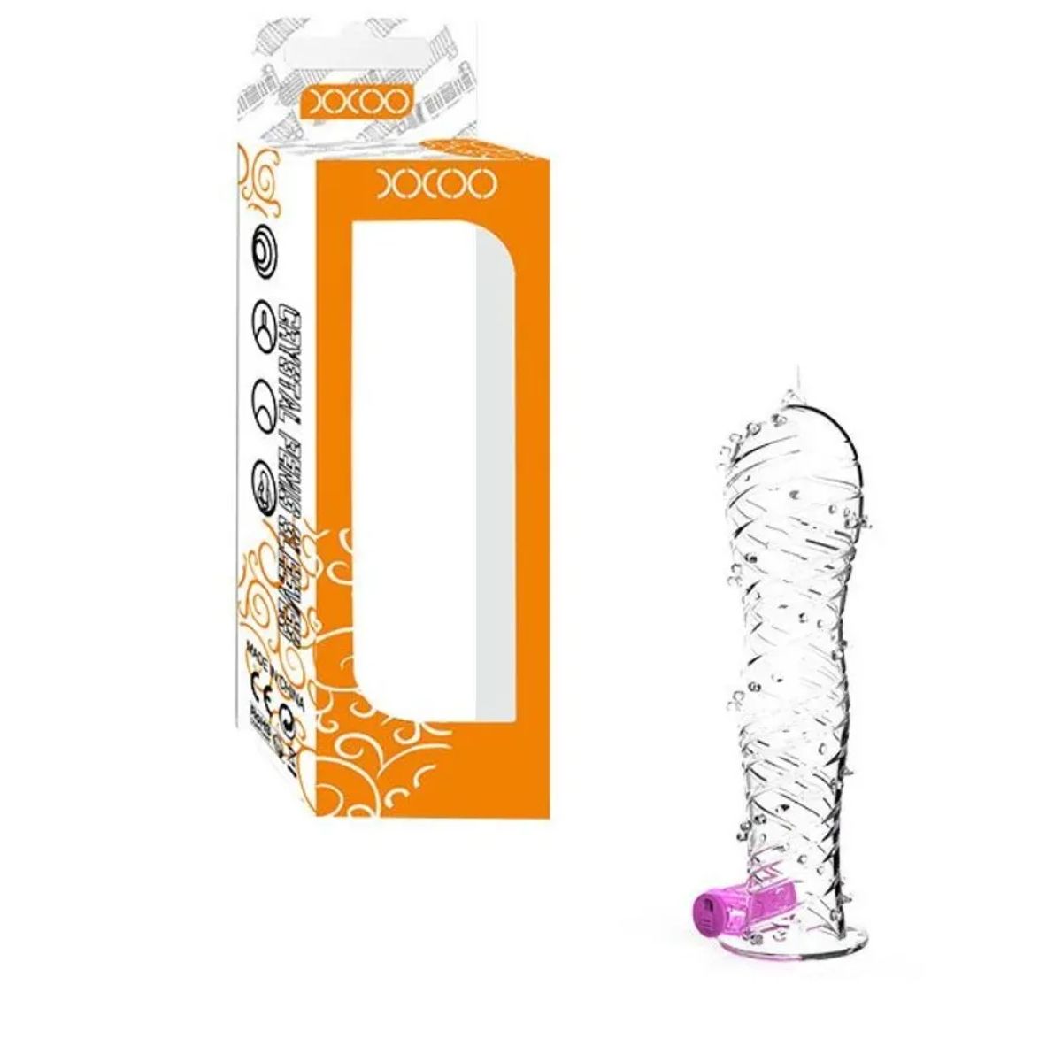 GENERICO - Funda Vibradora Para Pene Texturizada