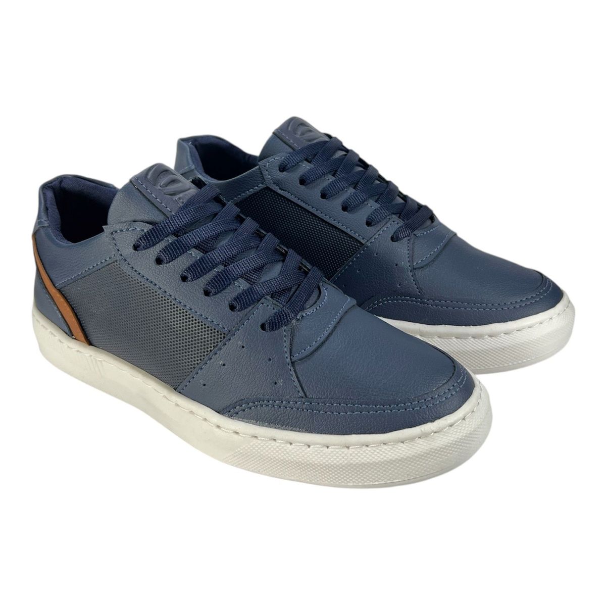 CALZADO BONT - Tenis Bont Casual Niño 930 Azul Cosido