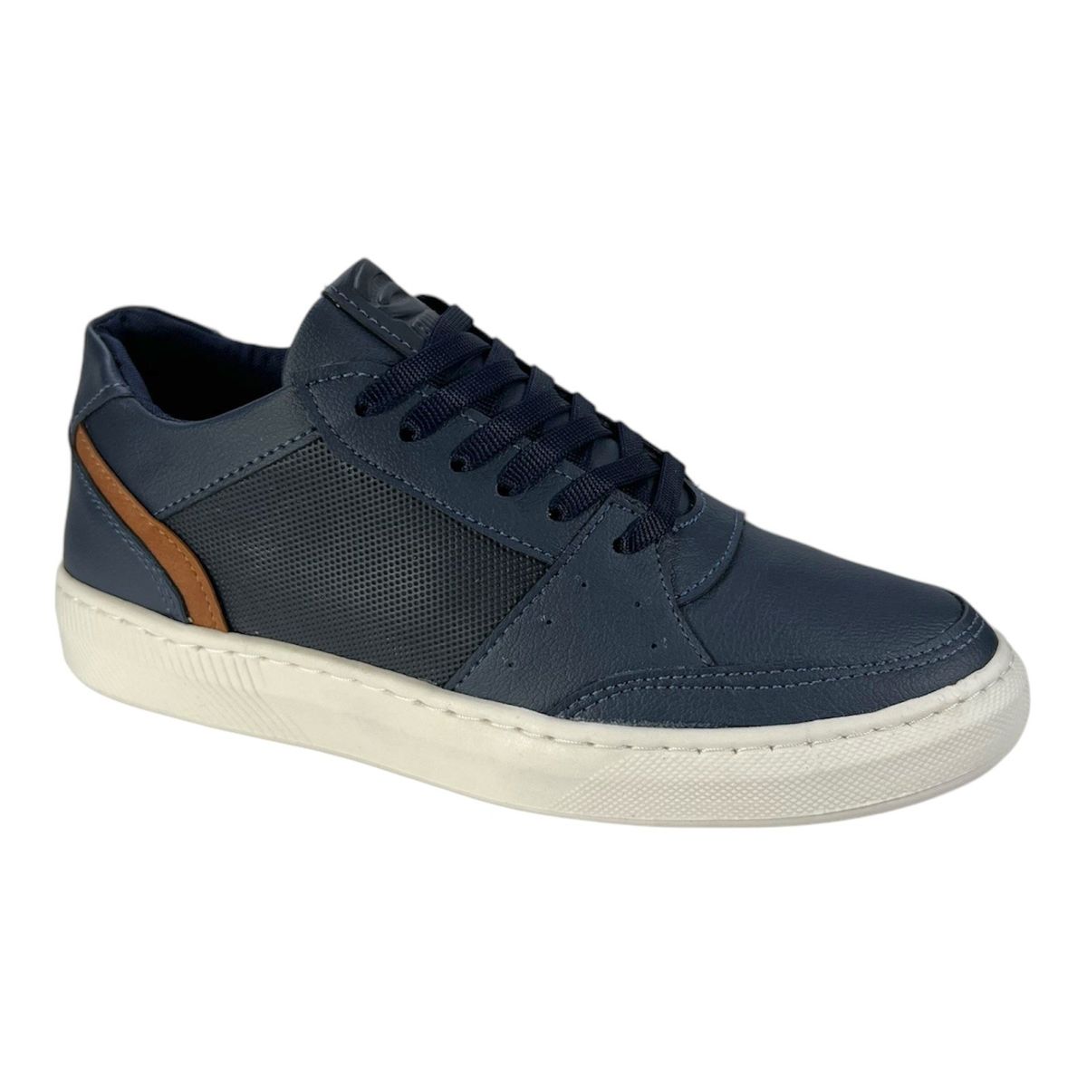 CALZADO BONT - Tenis Bont Casual Niño 930 Azul Cosido