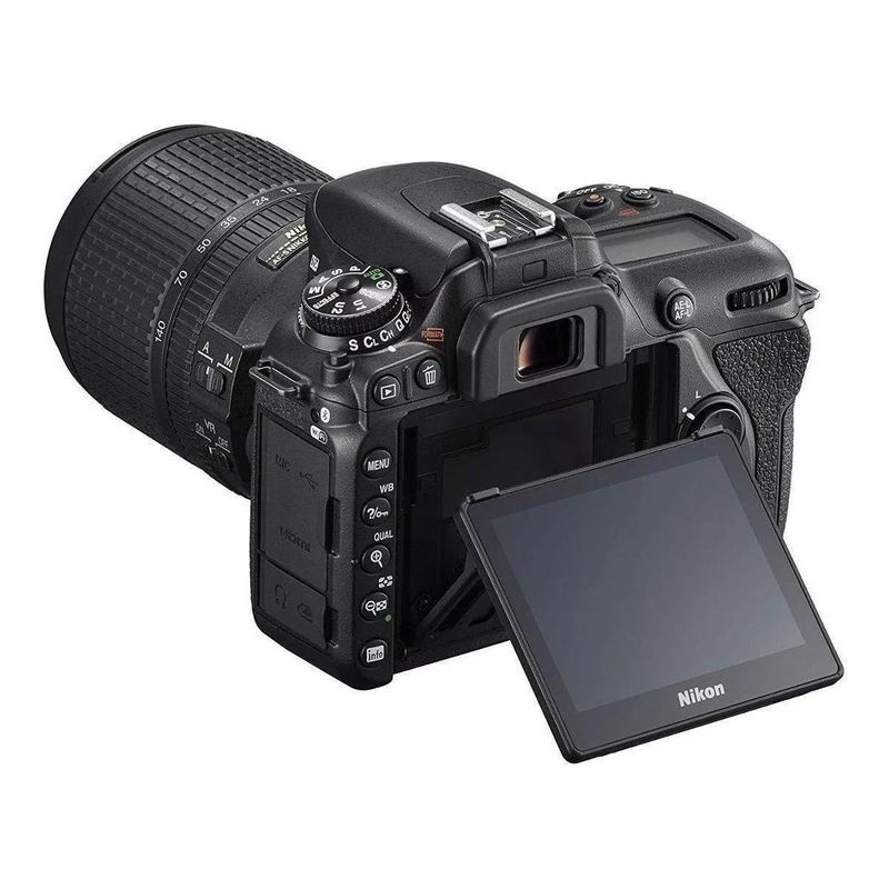 NIKON - Cámara Nikon Kit D7500 + lente 18-140mm ED VR DSLR Negro
