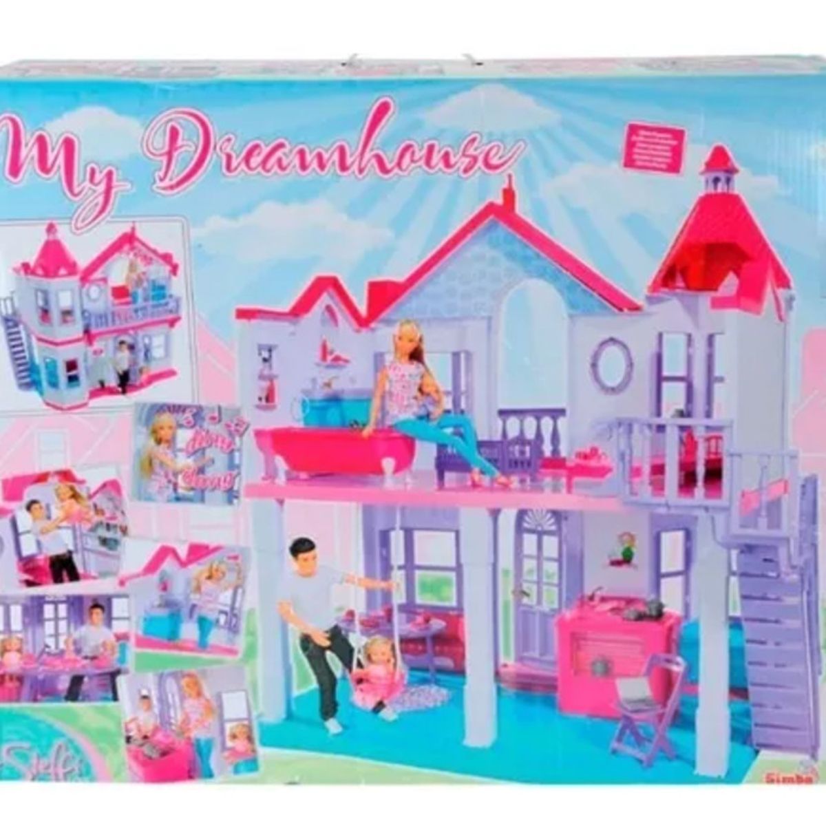 JUGUETERIA EXPRESS - Casa De Muñecas Dreamhouse Grande 83cm Niñas