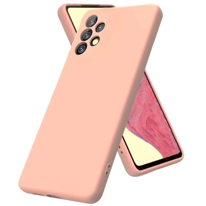 SPACE - Funda Estuche Silicone Case Compatible Con Samsung A13 4G y A23 Rosa