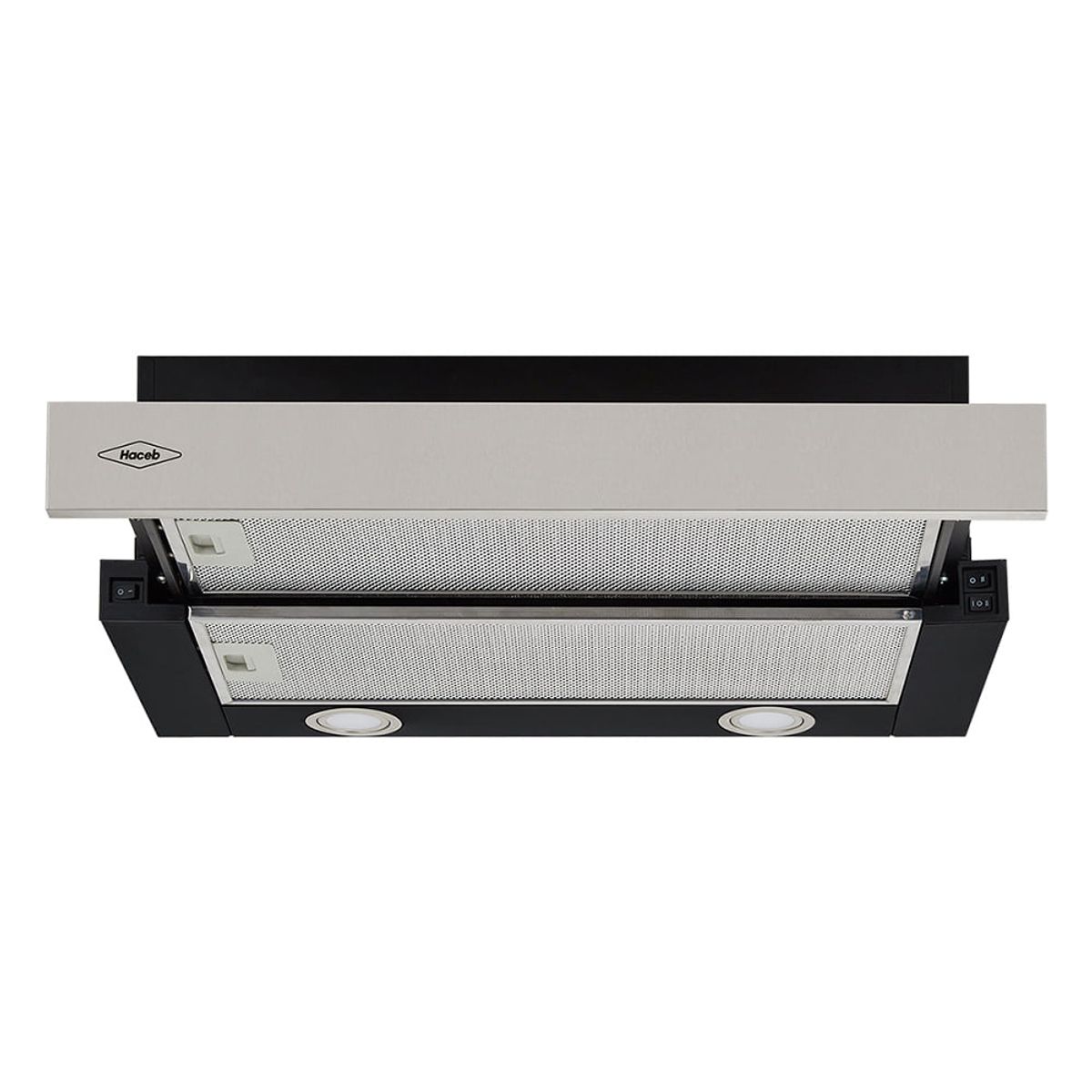 HACEB - Campana retractil inox 60 Cm 3 velocidades