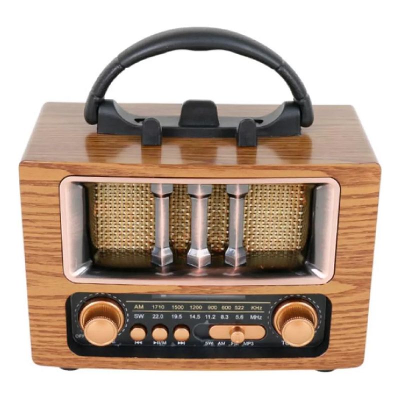GENERICO - Radio Portable Recargable Retro Am Fm Tws Bluetooth Nns