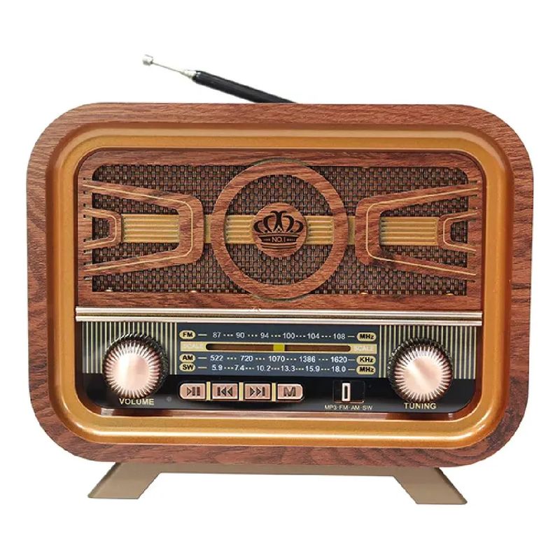 GENERICO - Radio Vintage Retro Amfm Meier Recargable Bluetooth