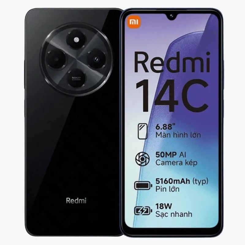XIAOMI - Celular Redmi 14c 256gb 8gb Ram Negro