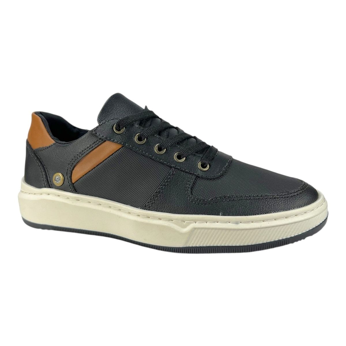 CALZADO BONT - Tenis Bont Casual Niño 576 Negro Cosido