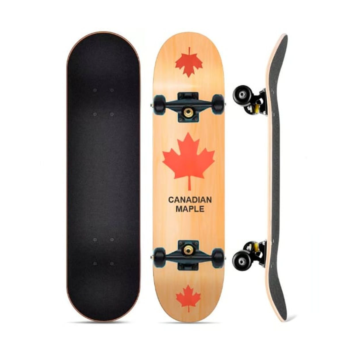GENERICO - Tabla Skate Board Pino Canadiense Patineta Profesional