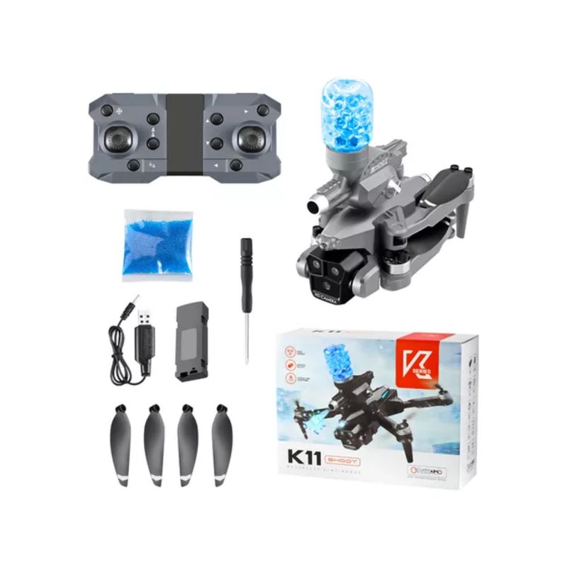 GENERICO - Drone K11 Max Con Tres Cámaras 4k Hd En Cuatro Direcciones