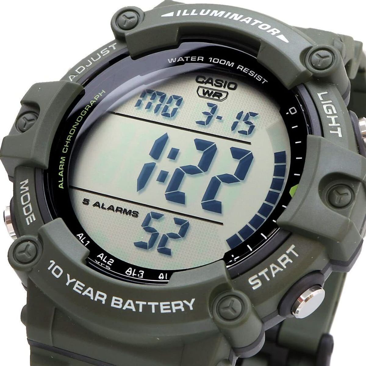 CASIO - Reloj Casio AE-1500WHX-3AV Diseño Deportivo