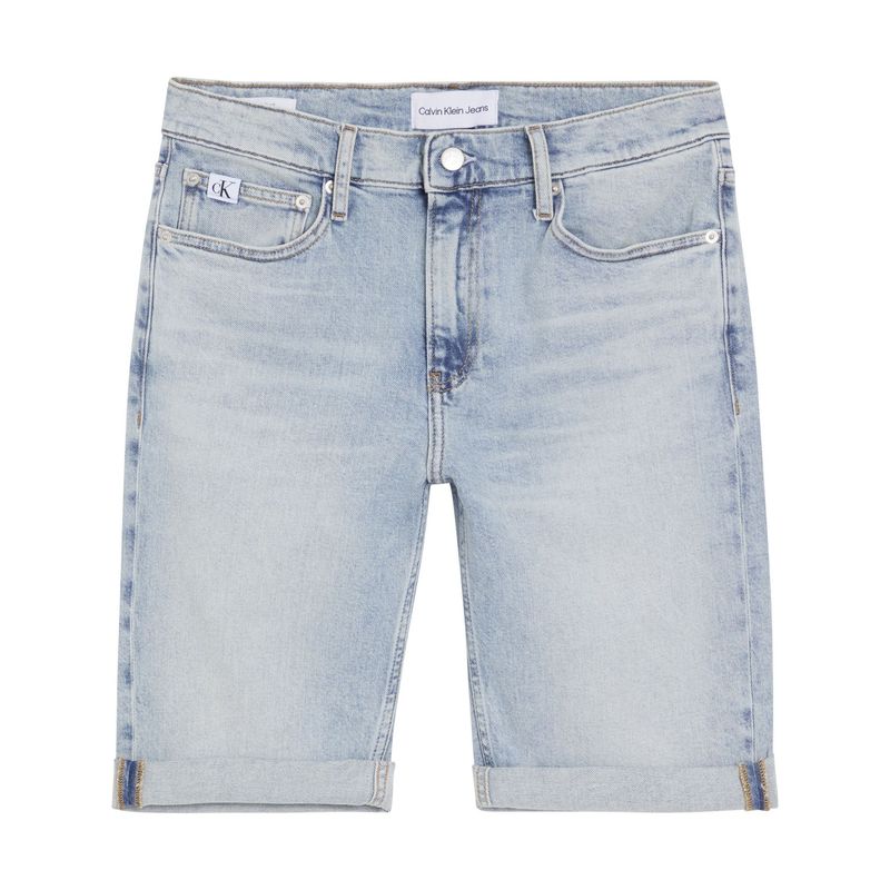 CALVIN KLEIN - Bermuda Celeste Denim Slim Calvin Klein