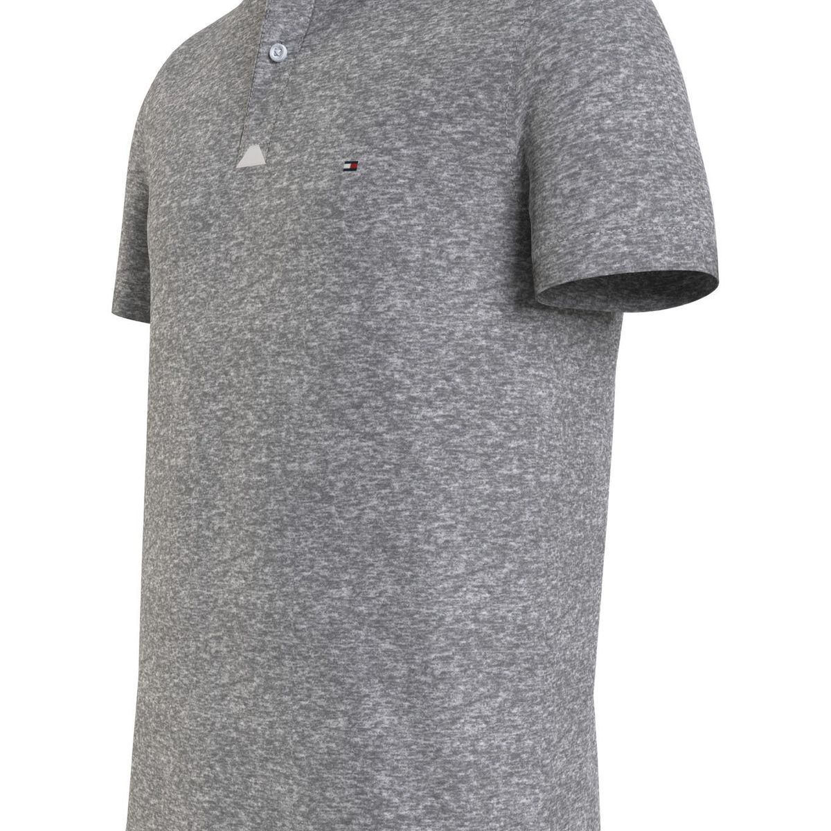 TOMMY HILFIGER - Polo gris slim 1985 Tommy Hilfiger