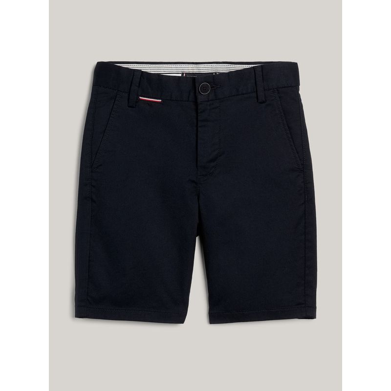 TOMMY HILFIGER - Pantalón Niño Azul Chino Corto Colección 1985 Essential Tommy Hilfiger
