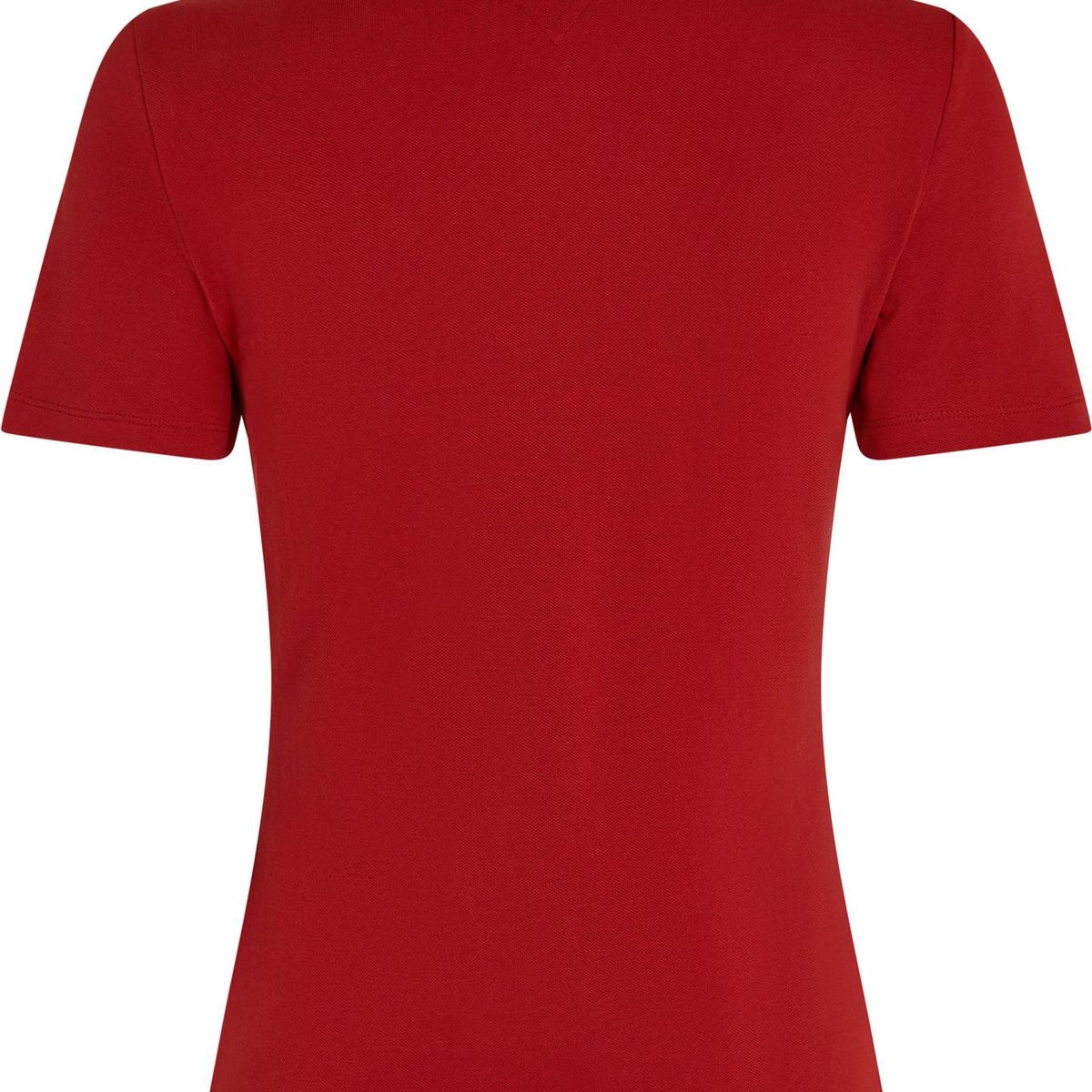 TOMMY HILFIGER - Polo rojo varsity de corte slim Tommy Hilfiger