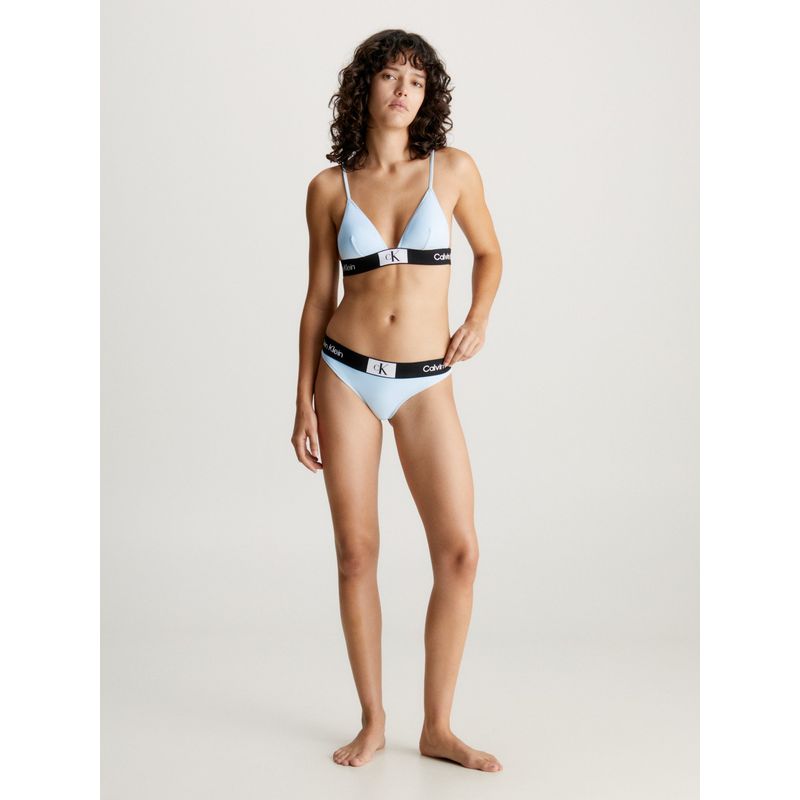 CALVIN KLEIN - Parte azul de abajo de bikini de Tanga - CK96 Calvin Klein