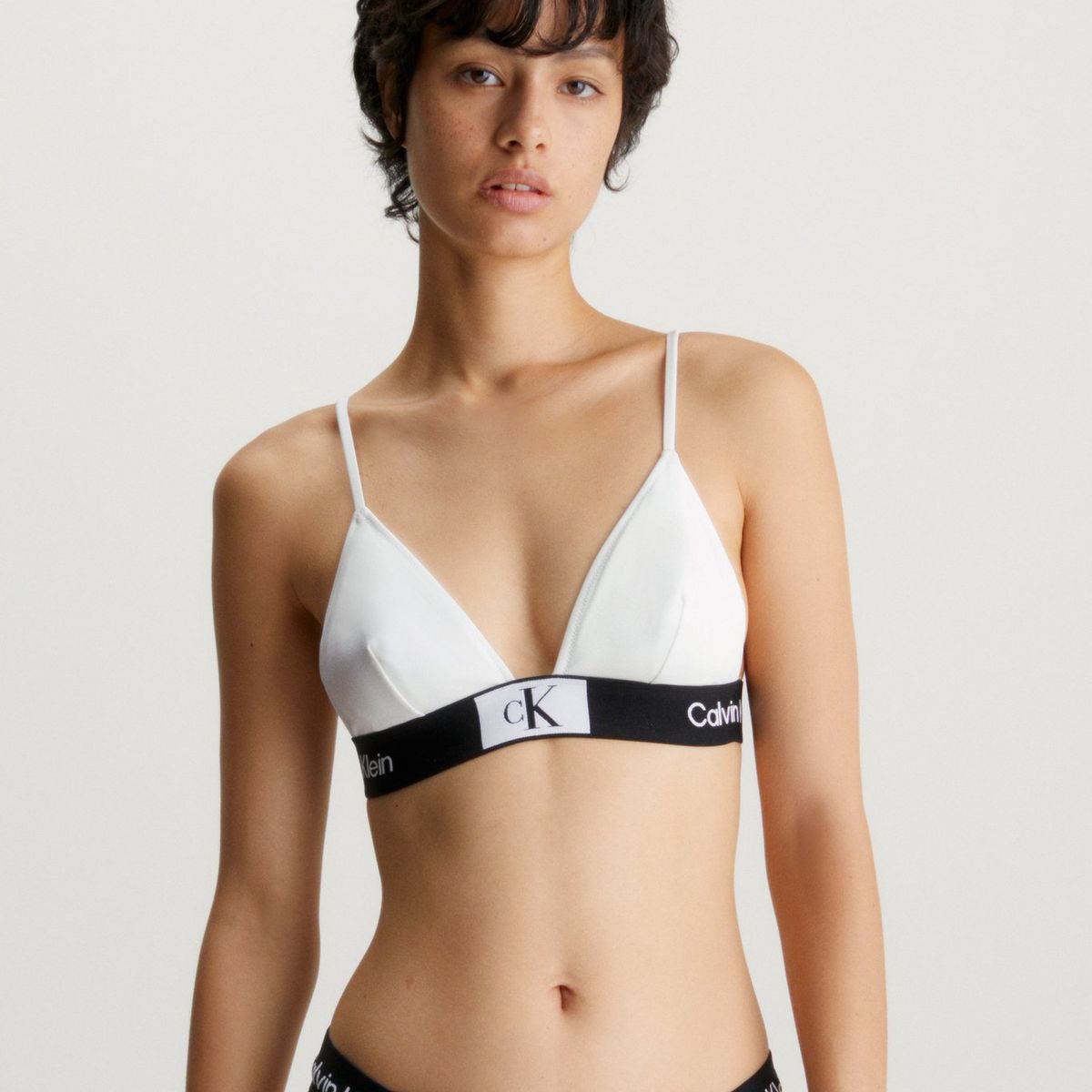 CALVIN KLEIN - Parte blanco de arriba de bikini de triángulo - CK96 Calvin Klein