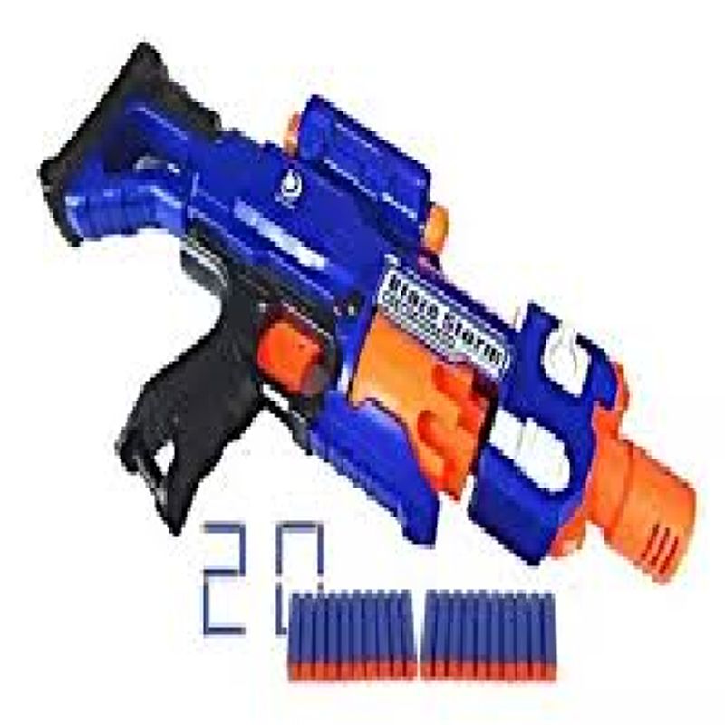 GENERICO - Pistola De Dardos Automática Blaze Storm Tipo Nerf