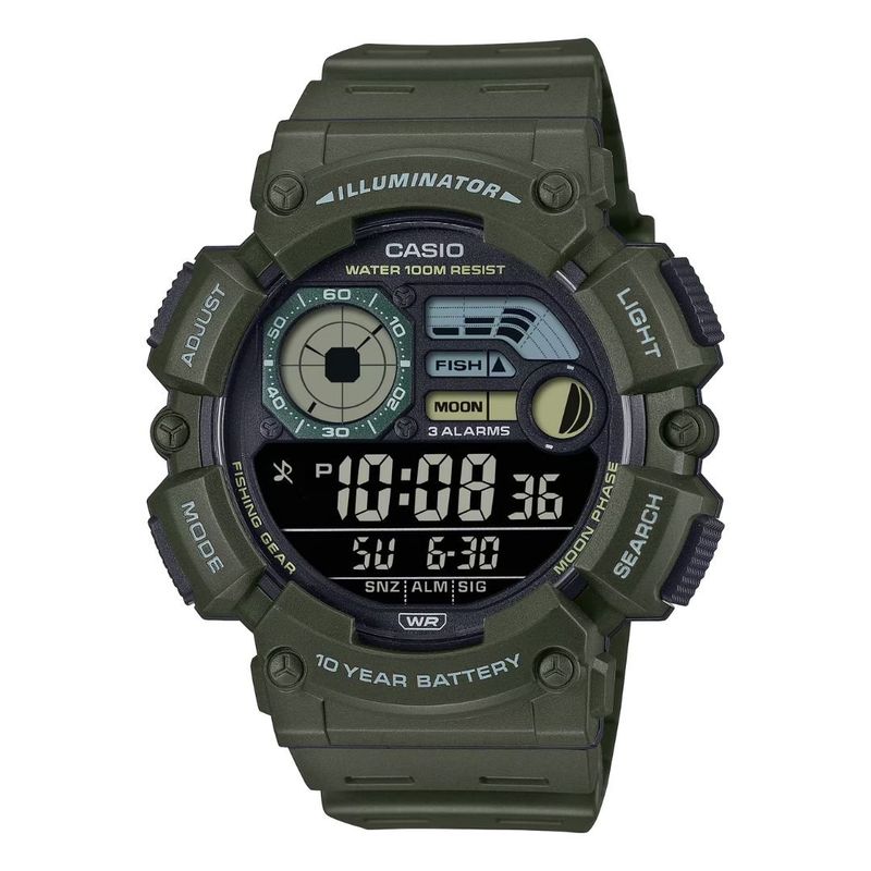 CASIO - Reloj Casio Modelo WS-1500H-3B Diseño Deportivo