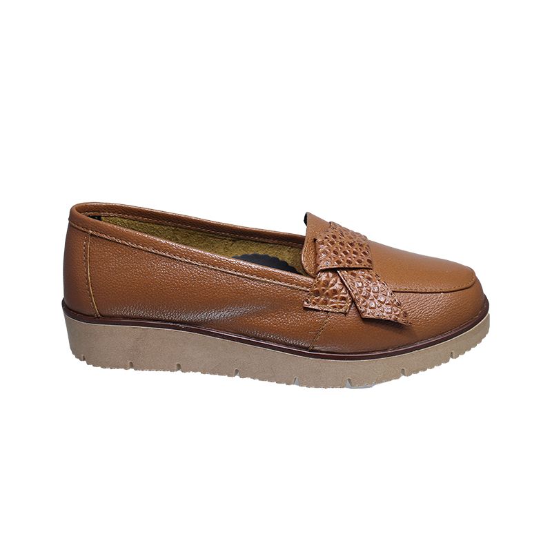 GENERICO - Zapato Mocasín Mujer Tacón Corrido
